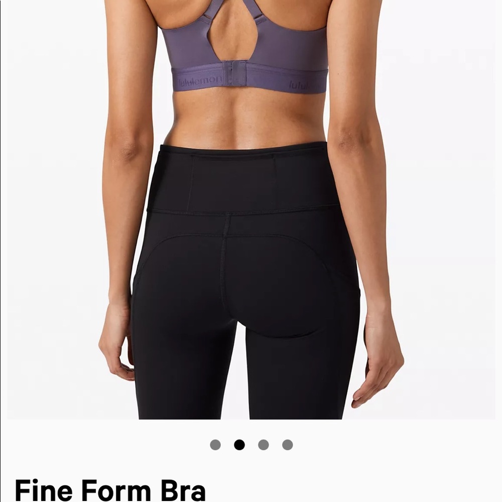 NWOT Black Fine Form Bra 32A